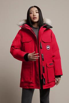 Chamarras Canada Goose Mujer Mexico - Expedition Abrigos Rojos PJ7308951